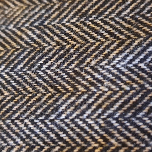 LL Bean Herringbone Tweed Wool Skirt - Picture 7 of 7
